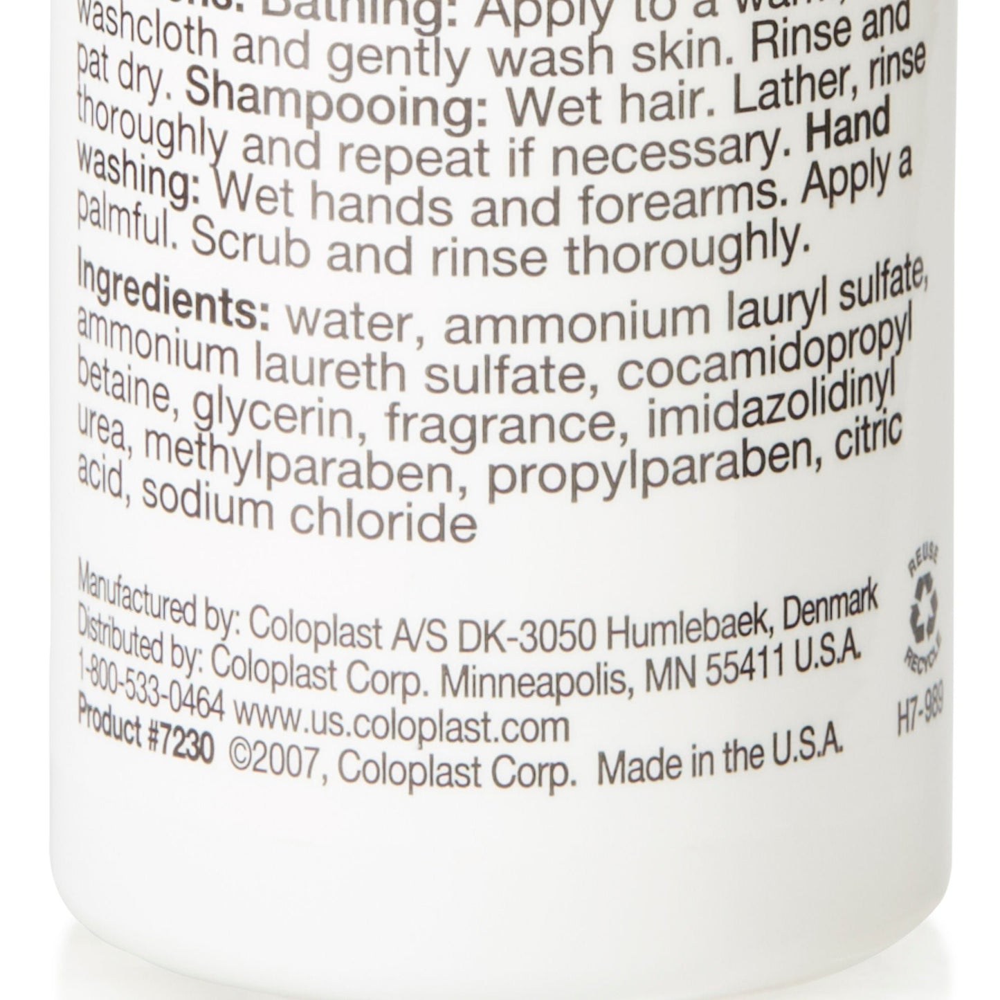 SHAMPOO, GENTLE RAIN SKIN CLEANSER 2OZ (36/CS) COLPLT