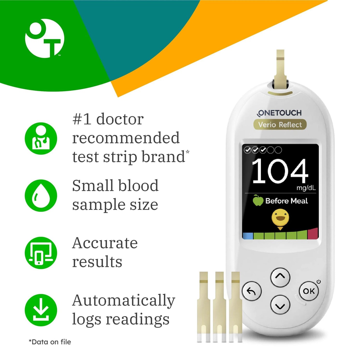 TEST STRIP, BLD GLUCOSE ONE TOUCH VERIO MAILORDER (50/BX)