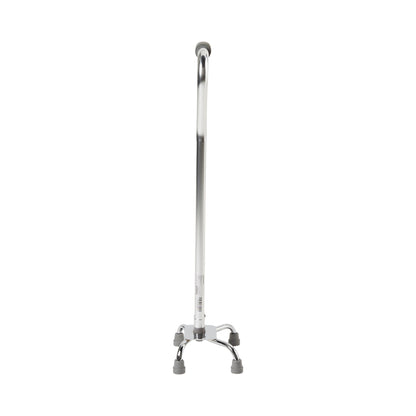 CANE, QUAD/SM BASE ALUM CHROME(4/CS)