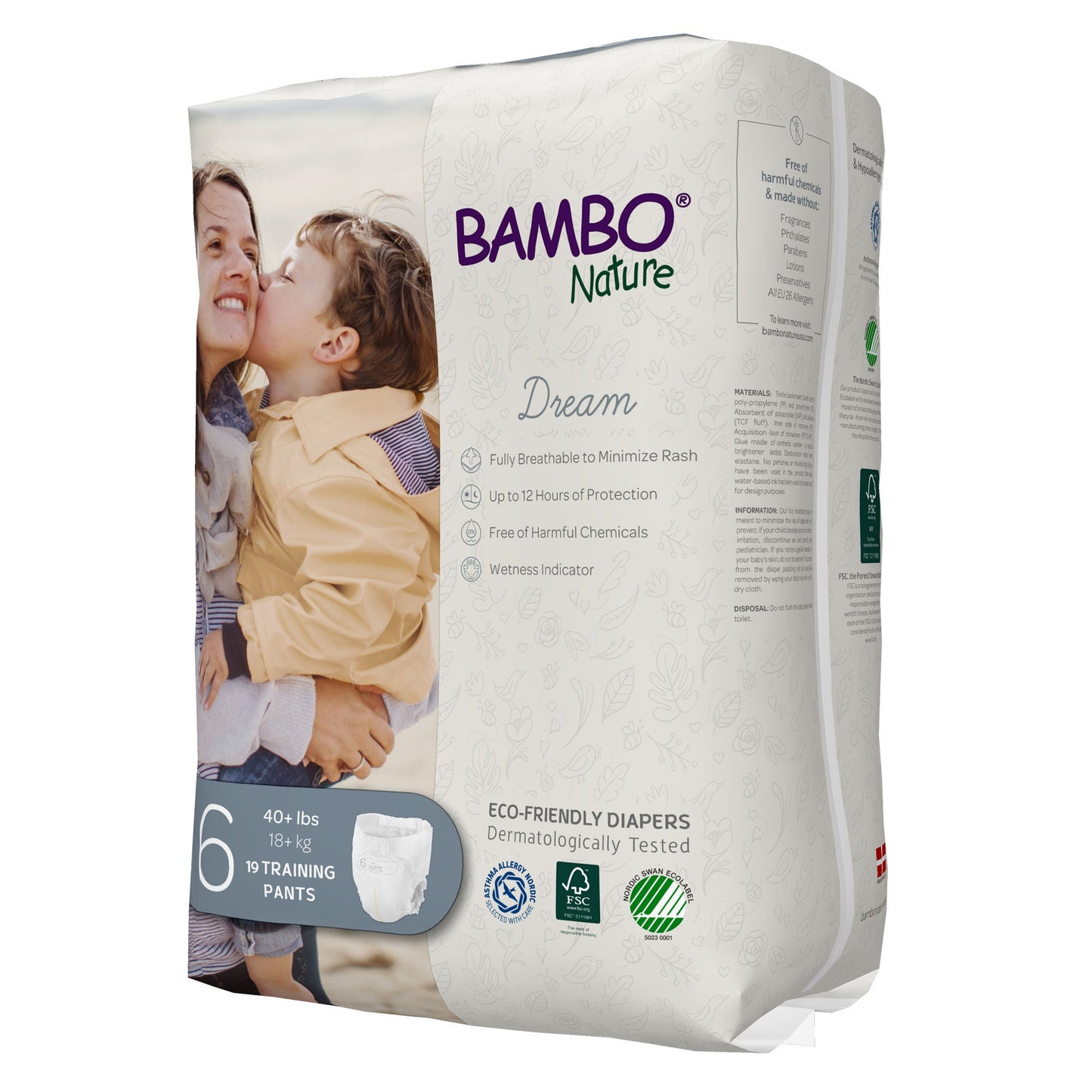 PANTS, TRAINING BAMBO NATURE SZ6 (19/BG 5BG/CS)