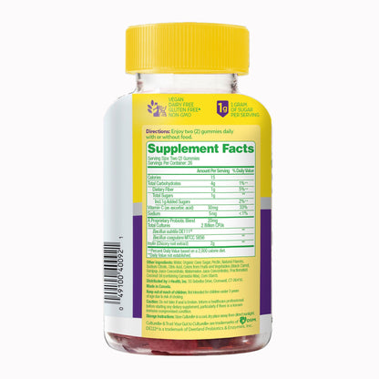 SUPPLEMENT, GUMMY CULTURELLE PRO+PRE ADLT (52/BT 24BT/CS)