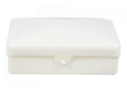 BOX, SOAP HINGED COVER IVORY