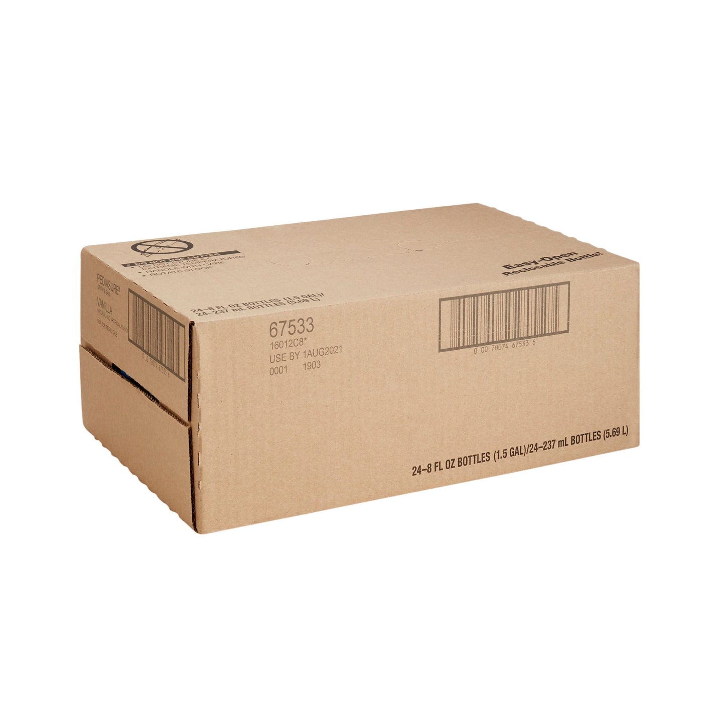 PEDIASURE, VAN BTL 8OZ (24/CS)
