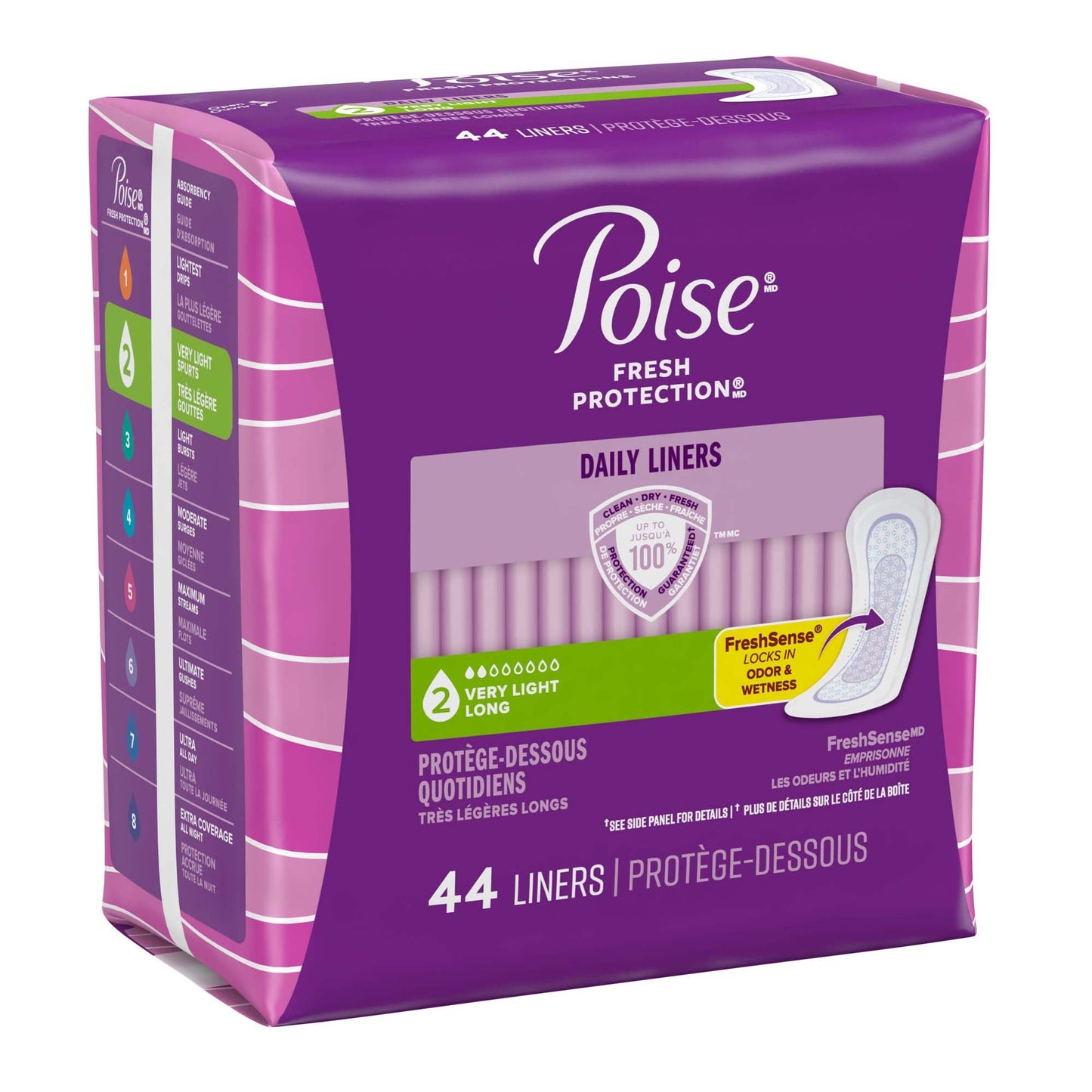 LINER, PANTY LNG XTR LIGHT (44/PK 6PK/CS)