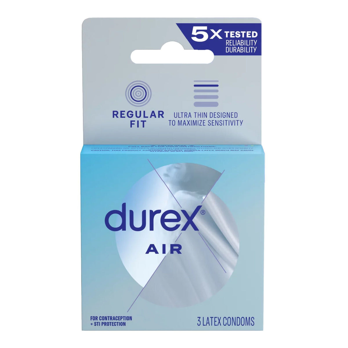 CONDOM, DUREX AIR (3/BX)