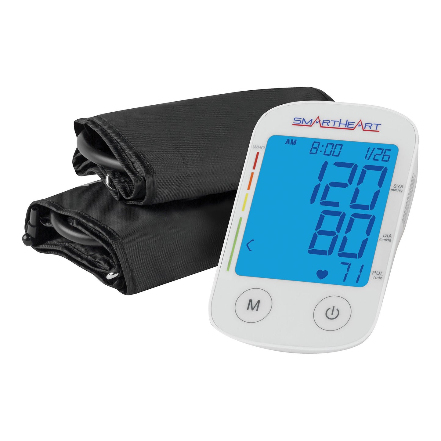 MONITOR, BLD PRESSURE SMARTHEART W/ADLT ARM CUFFS (12/CS)