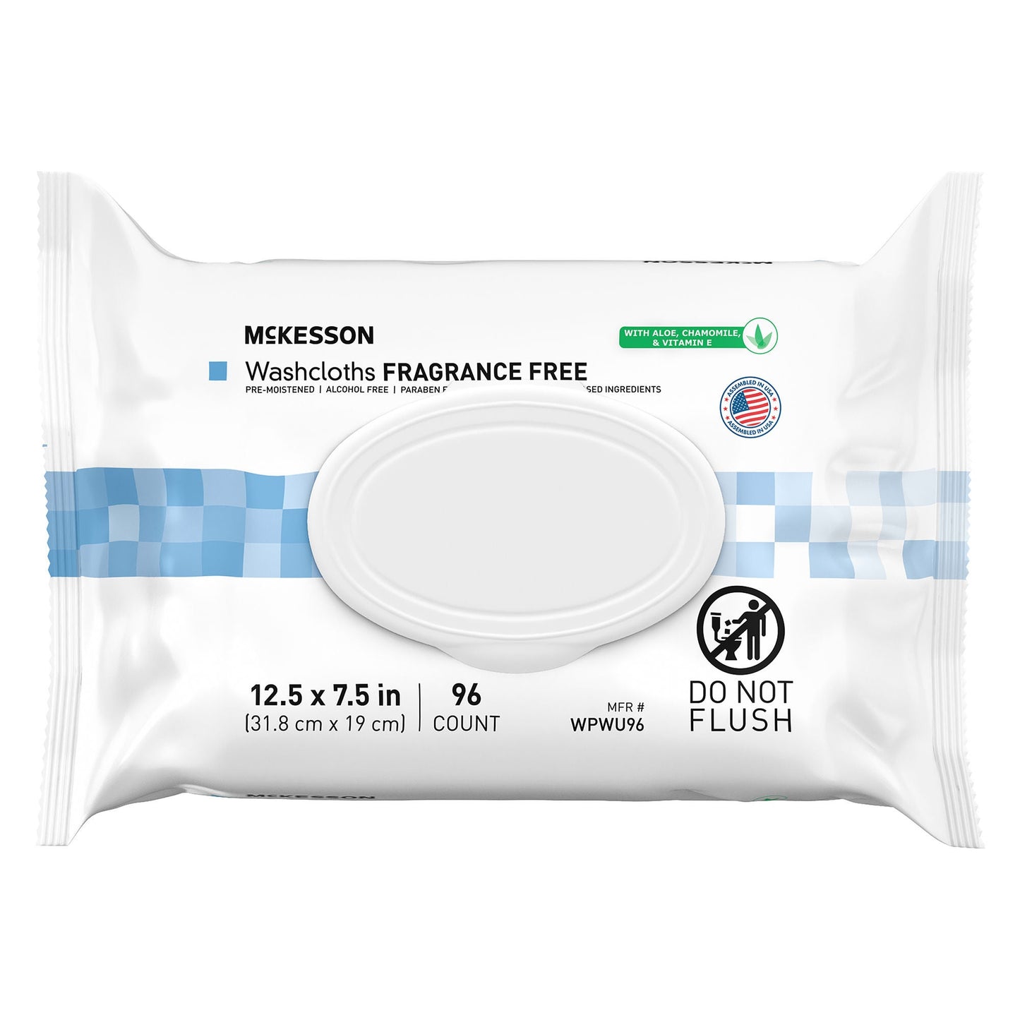 WIPE, PRE-MOIST W/DSPN LID UNSCENTED (96/PK 6PK/CS)