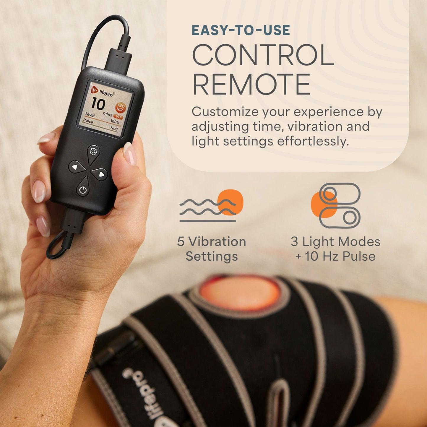THERAPY, LIGHT BIORECOVER KNEEBRACE GRY