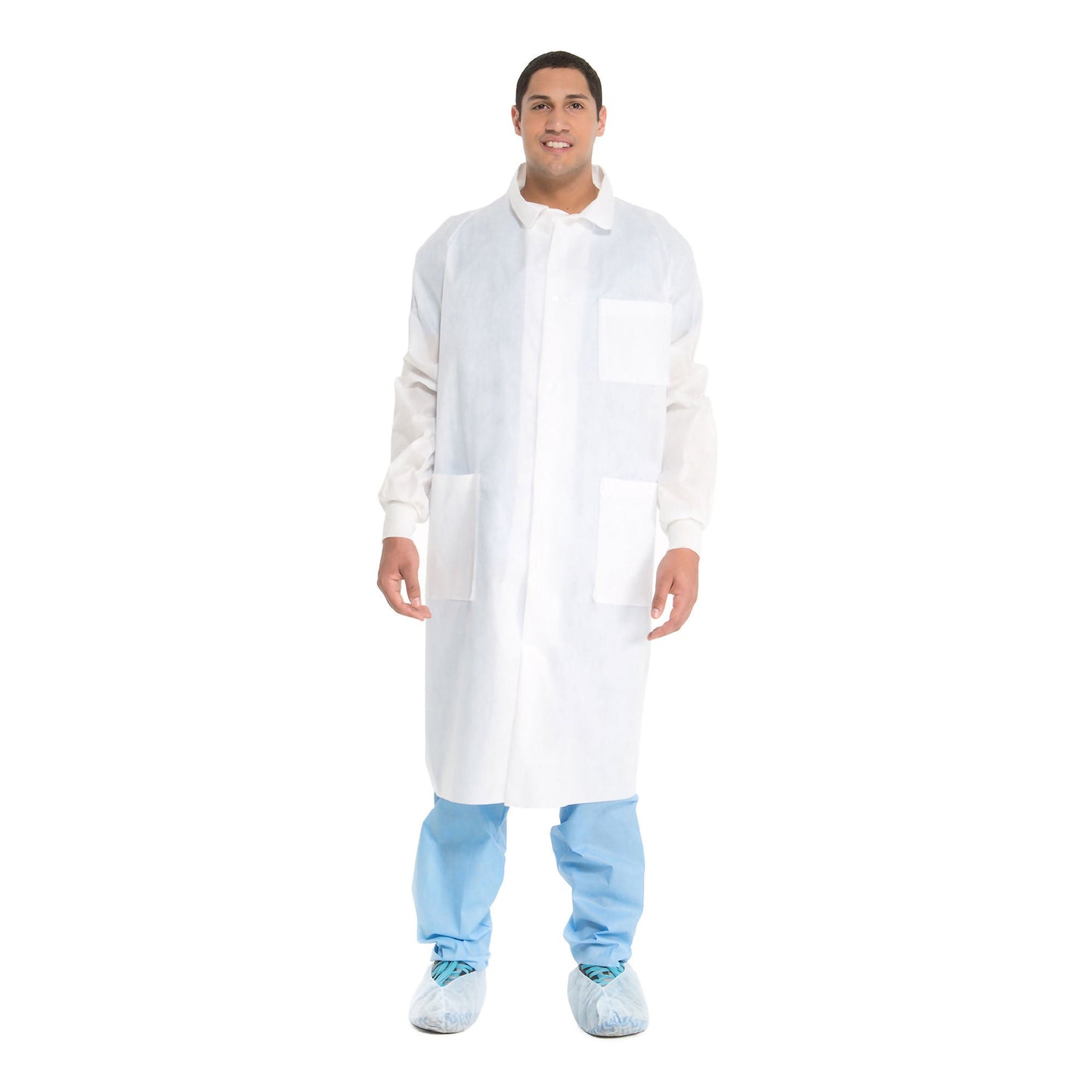 COAT, LAB UNIV WHT LG (25/CS) KIMCLK