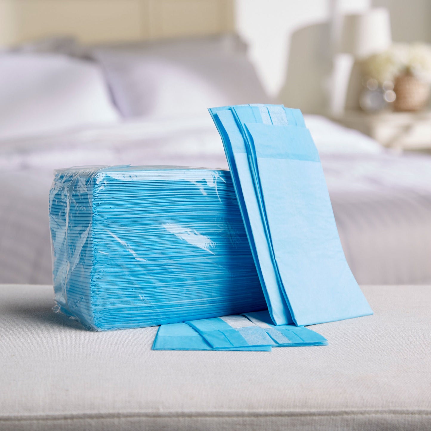 UNDERPAD, 3PLY TISS BLU 12X17 (50/BG 10BG/CS)