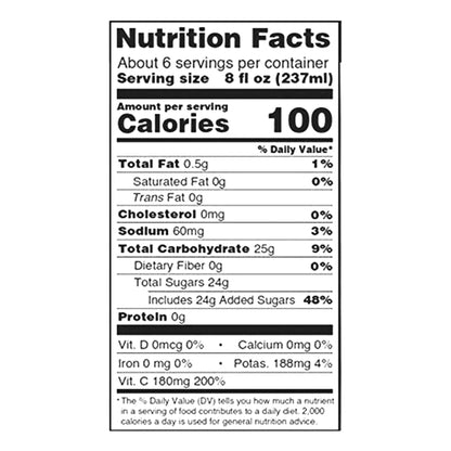 THICK&EASY, THICKENED CRANBERRY NECTAR 48OZ (6/CS) DMNDCR