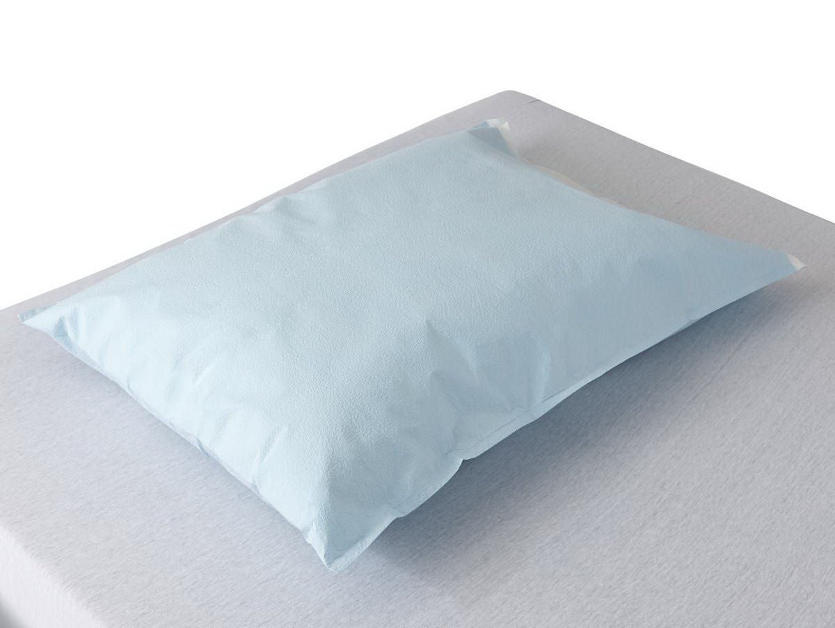 PILLOWCASE, TISS/POLY DISP BLU21"X30" (100/CS)