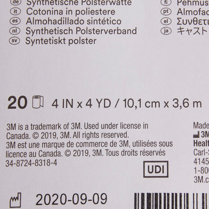 PADDING, CAST SYN 4"X4YDS (20RL/BG) 3MORTH