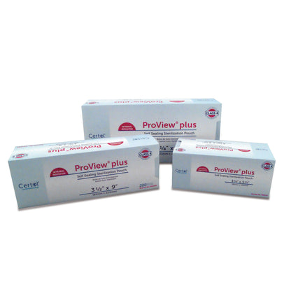 POUCH, PROVIEW + 3 1/2X9 (200/BX 6BX/CS) CERTOL