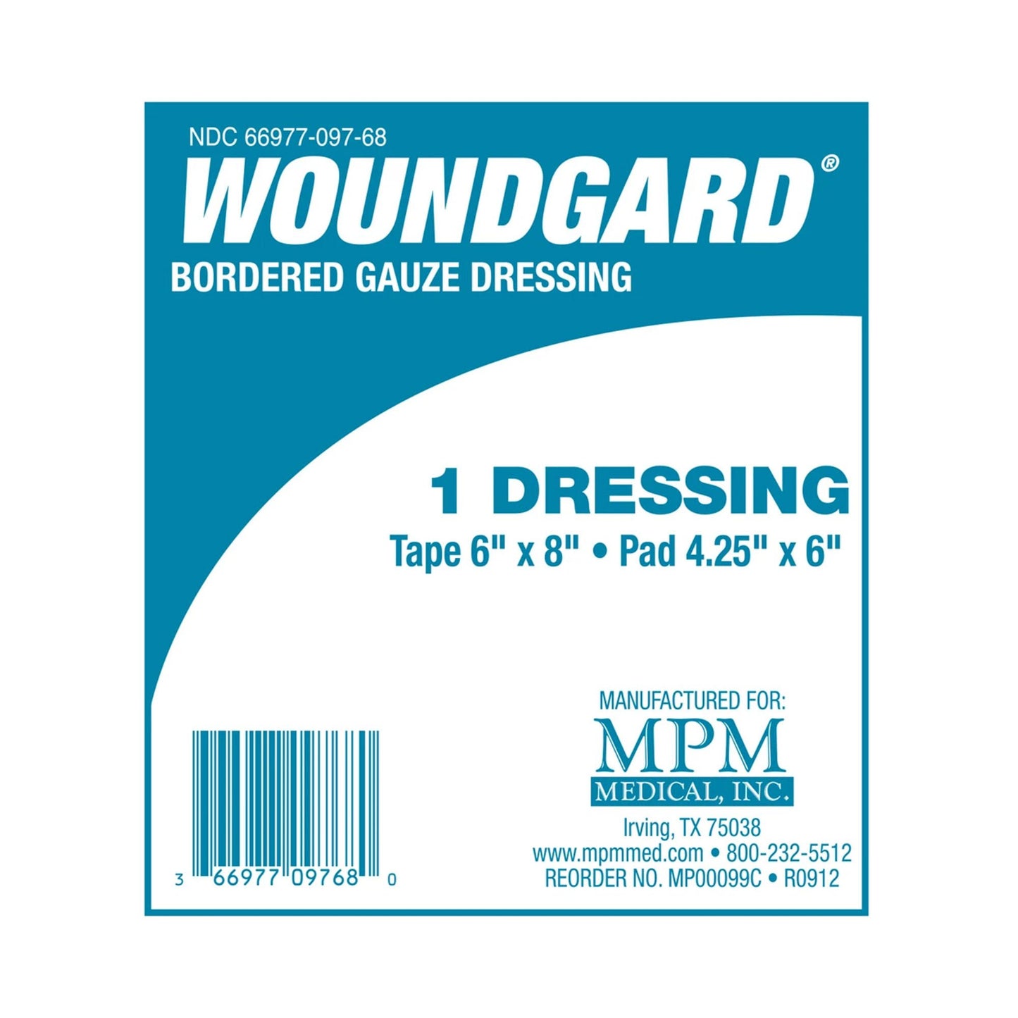 DRESSING, GAUZE BORDER N/S 6"X8" (30/BG 4BG/CS)