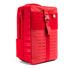 FIRST AID KIT, EMERGENCY BACKPACK RED