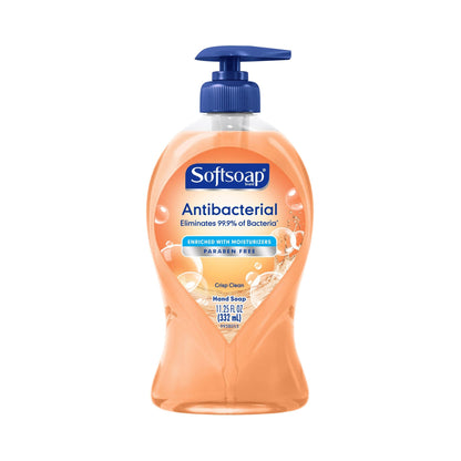 SOAP, HAND SOFTSOAP CRISP CLEAN ANTIBAC 11.25OZ (6/CS)