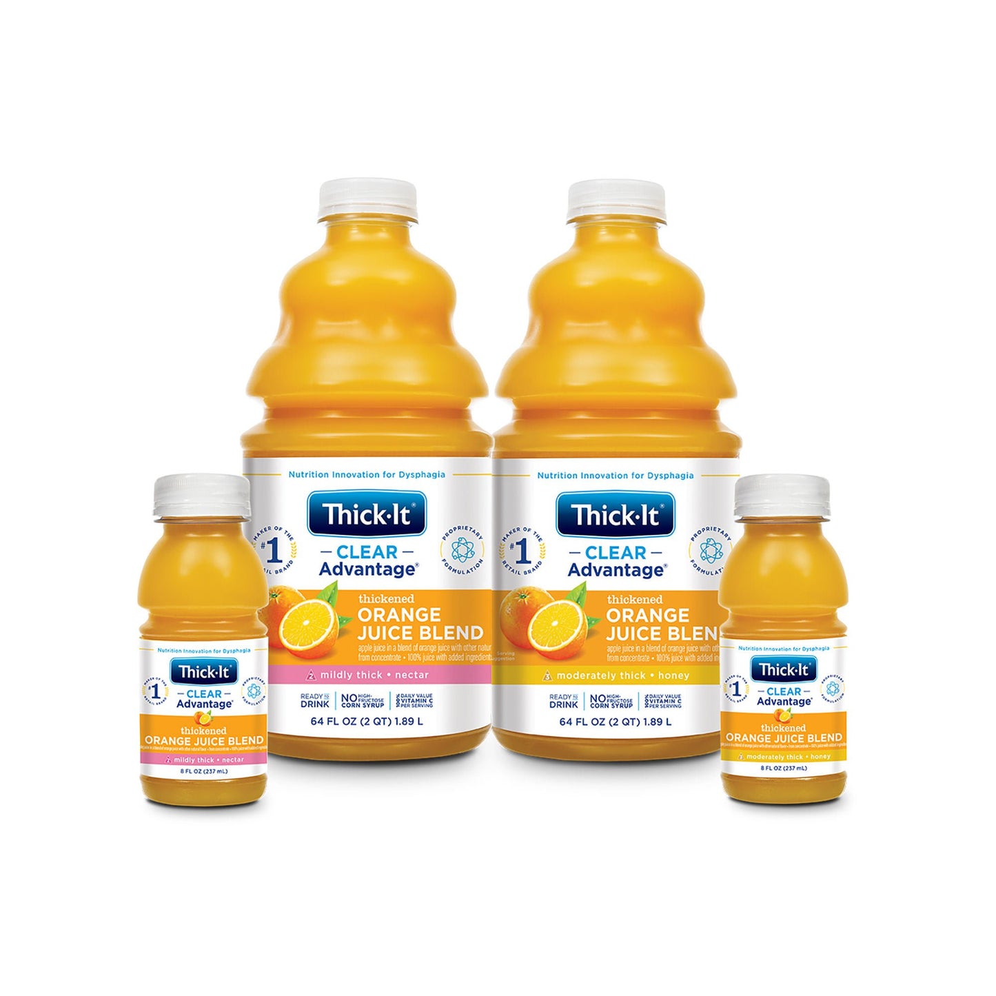 THICK-IT, CLEAR ADV ORG JUICE MODERATE/HONEY 8OZ (24/CS)