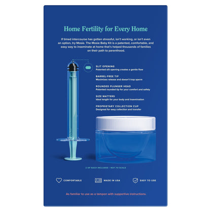 INSEMINATION KIT, MOSIE BABY AT-HOME (2/KT 24KT/CS)