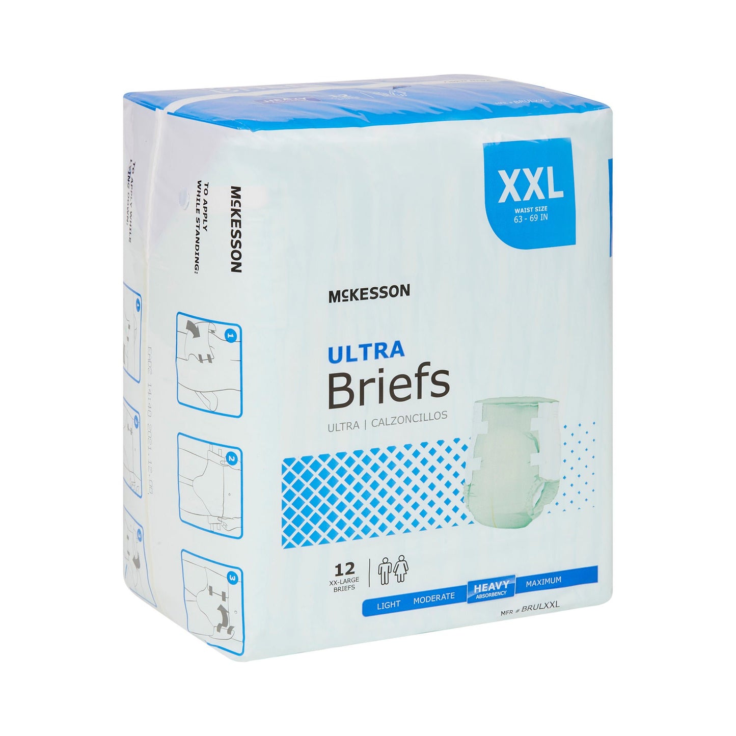 BRIEF, TAB CLSR ULTRA 2XLG 63-69 (12EA/BG 4BG/CS)