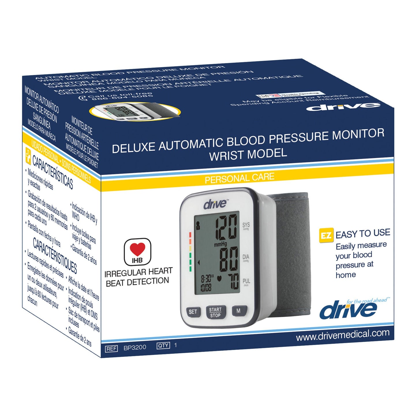 CUFF, BP AUTOMATIC MONITOR WRIST MODEL DELUXE