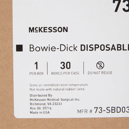 TEST PACK, BOWIE-DICK DISP (30TESTS/CS)