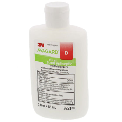 ANTISEPTIC, HAND W/MOISTURIZERS 3OZ (48/CS) 3M