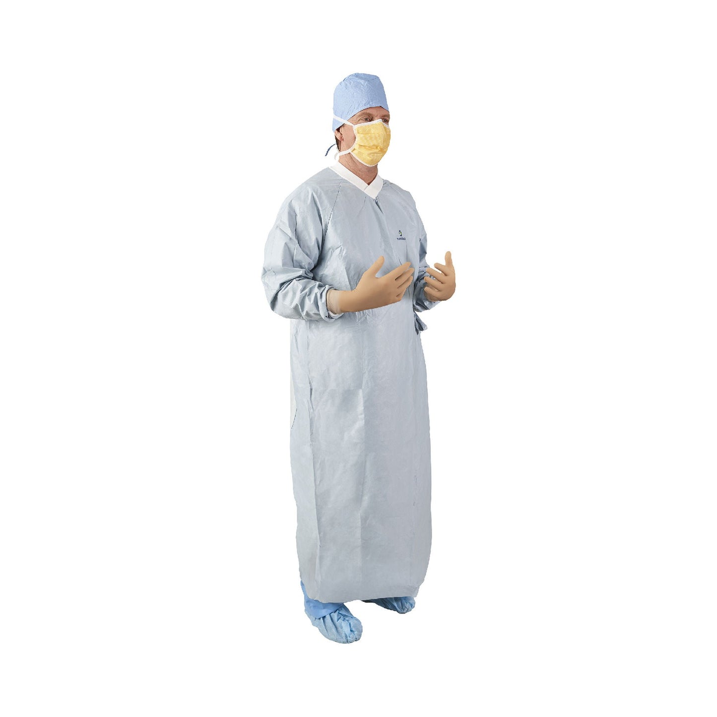 GOWN, SURG AERO CHROME AAMI 4 STR SLVR XLG (30/CS)