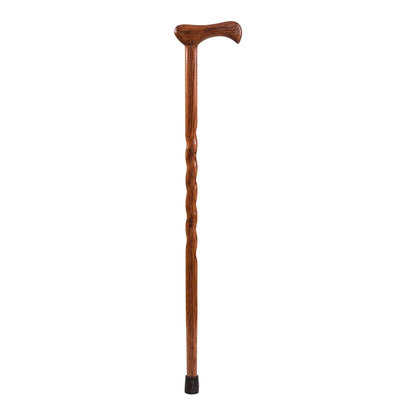CANE, WOOD BRAZOS 37 TWISTED OAK RED 37"