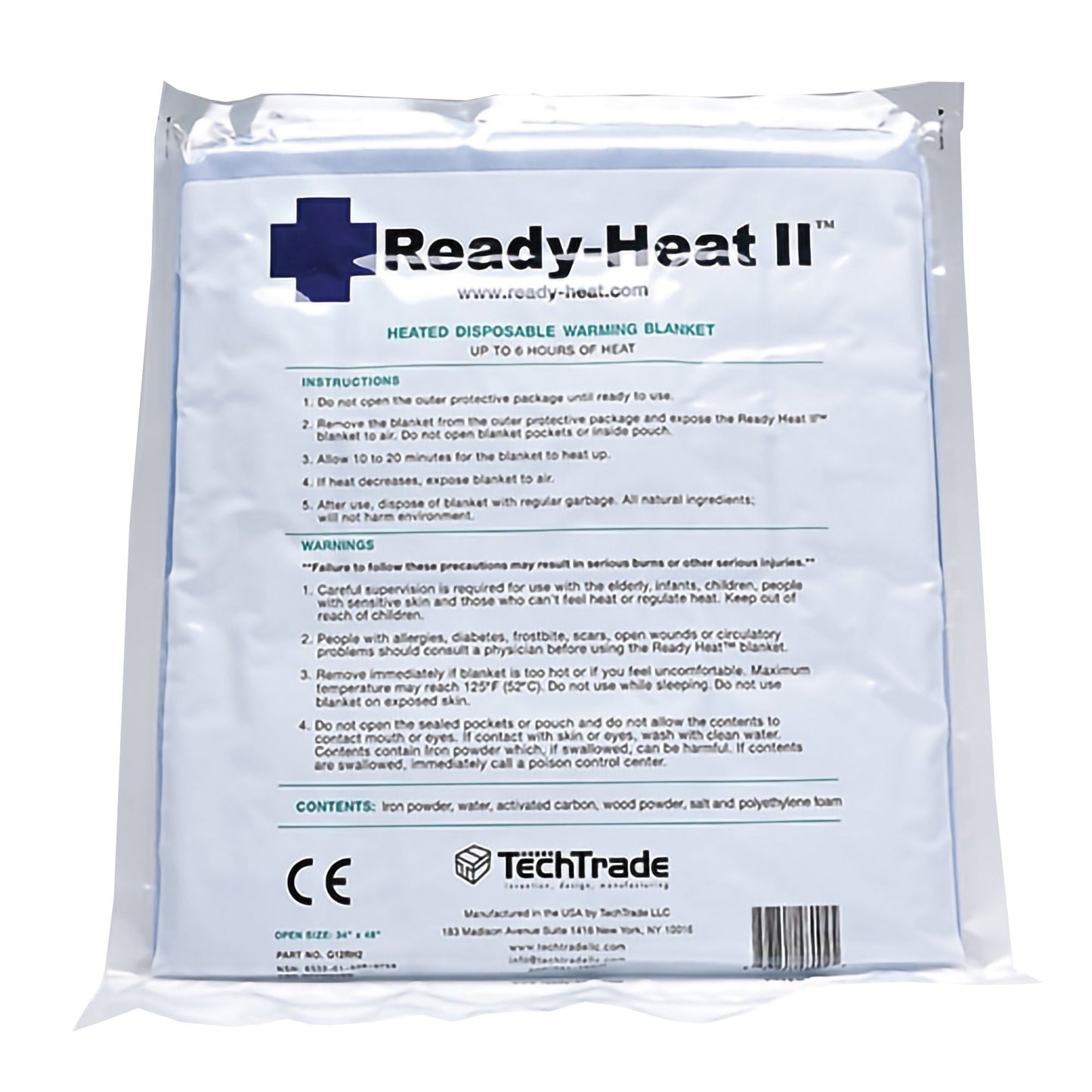 READY-HEAT II 34" X 48" 8/CS