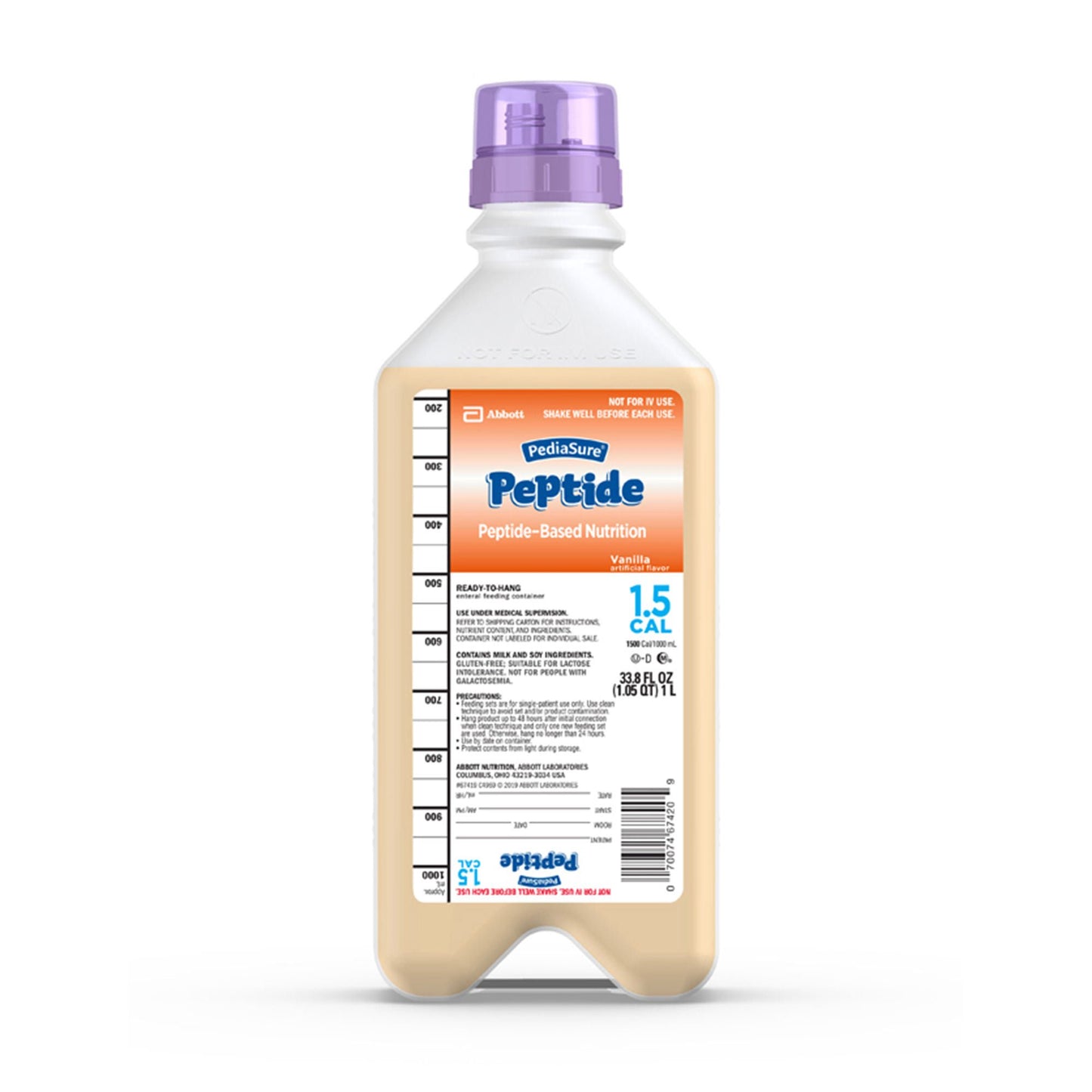 PEDIASURE, PEPTIDE RTH 1.5CAL (8/CS)