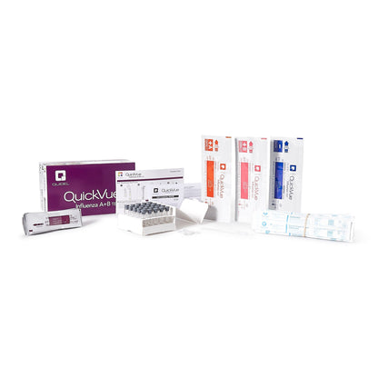 TEST KIT, INFLUENZA A+B QUICKVUE (25/KT 10KT/CS)