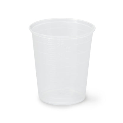 CUP, MED 30CC GRAD NARROW MOUTH CLR (400/PK)