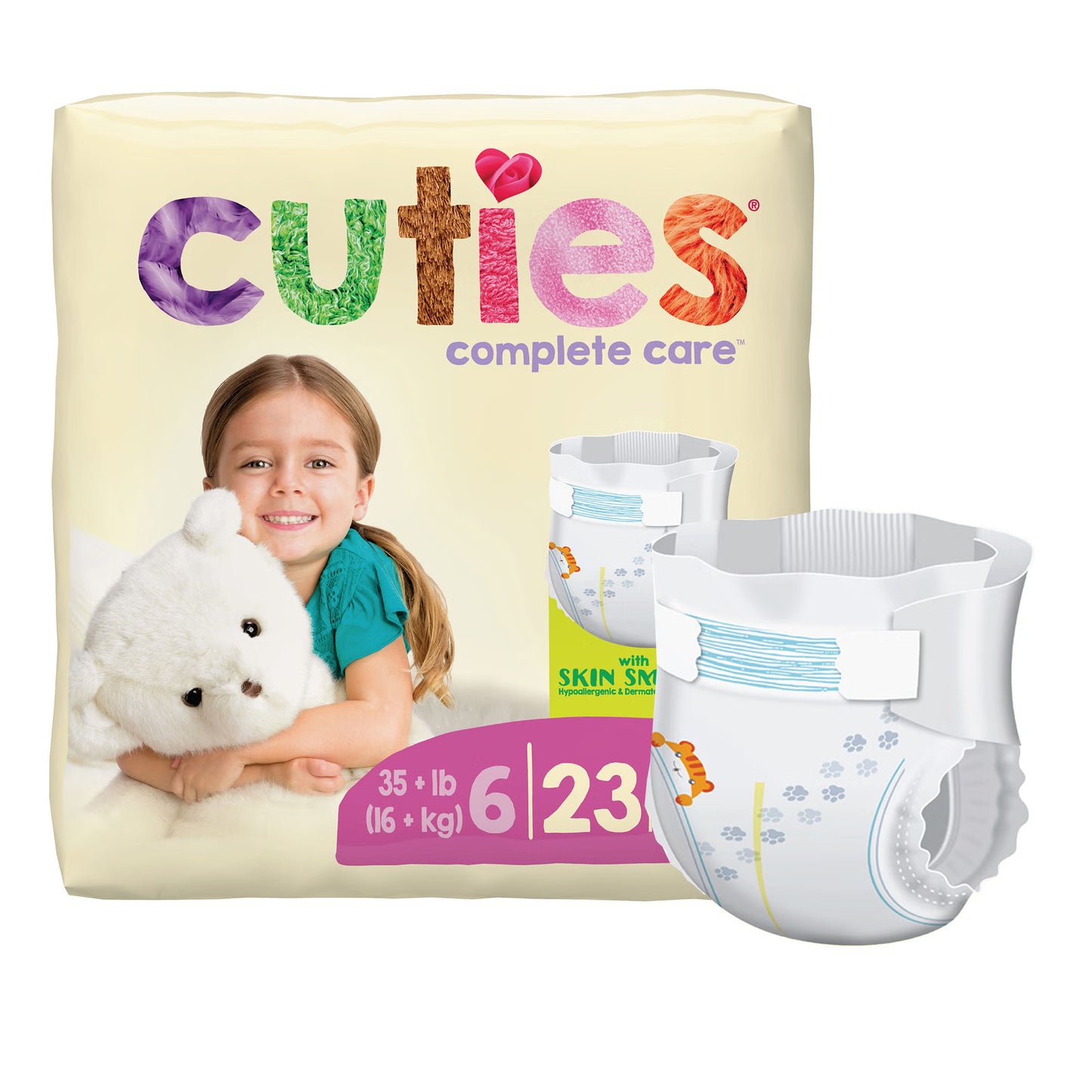 DIAPER, BABY CUTIES SZ6 (23/PK4PK/CS)