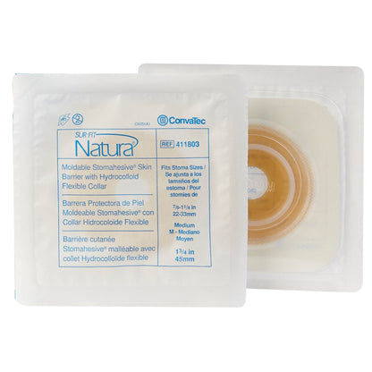 BARRIER, SKIN SUR-FIT NATURA STOMAHESIVE 45MM MED 10/B