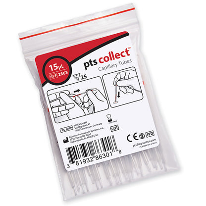 TUBE, CAPILLARY PLAIN RED 15ULGLS (25/BG)