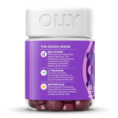 OLLY, GUMMY SLEEP ZEN BLK BERRY (50/BT)