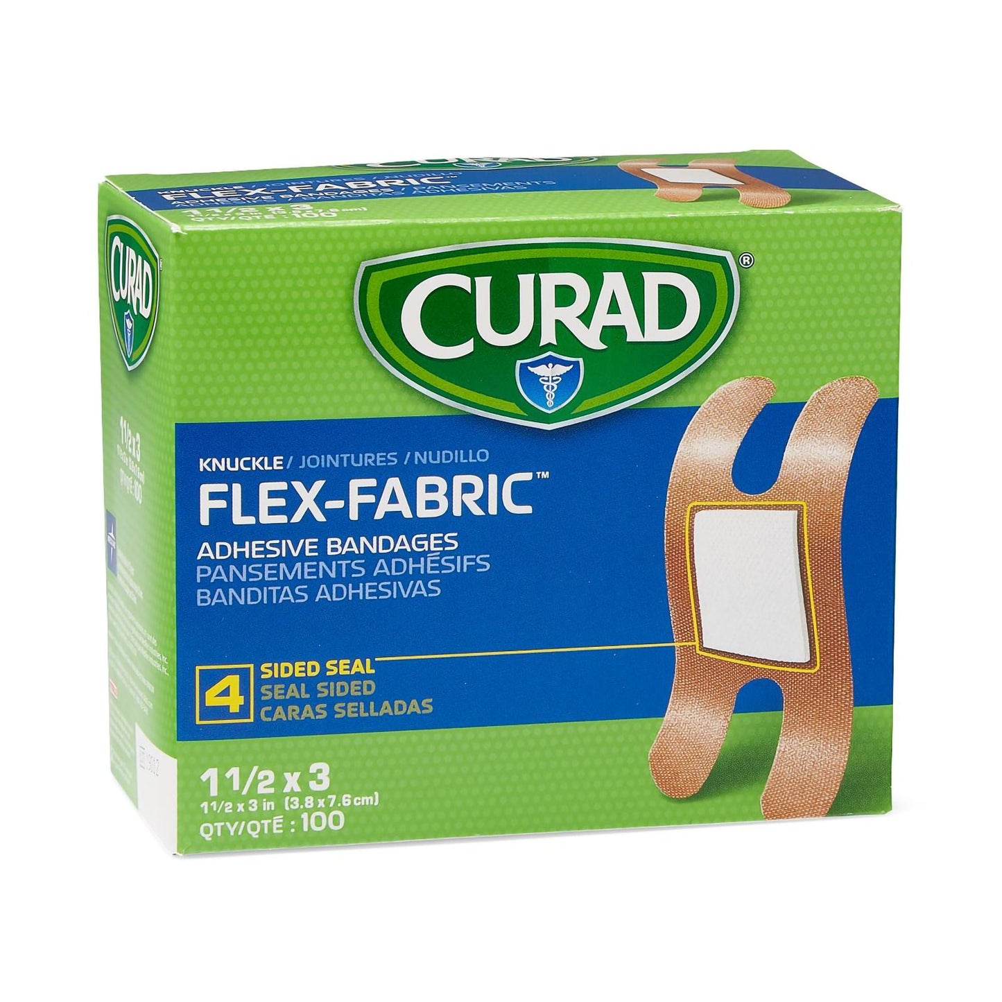 BANDAGE, KNUCKLE ADHSV LF (100/BX 12BX/CS)