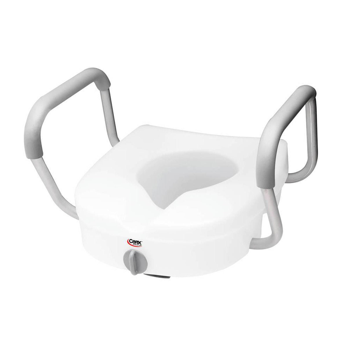 SEAT, TOILET RAISED W/CLAMPS &ARMS CAREXH