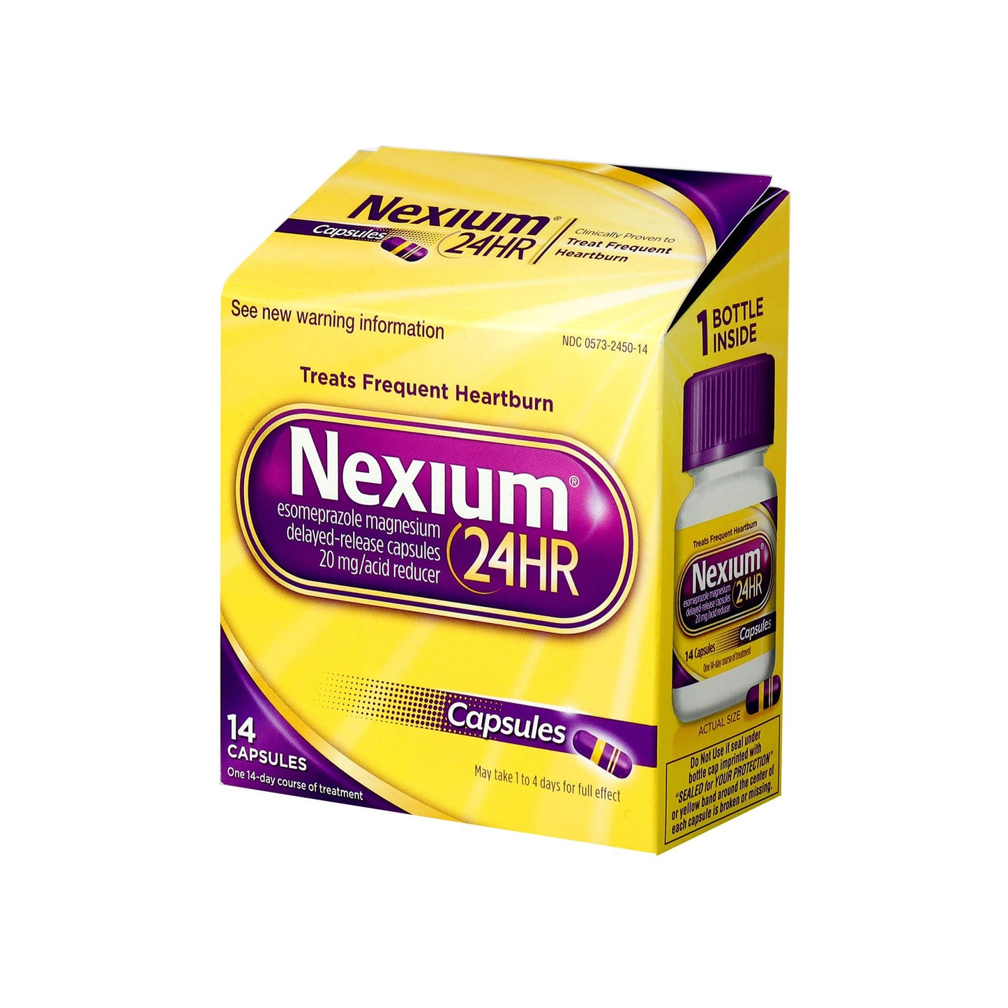 NEXIUM 24HR, CAP 22.3MG (14/BT2BT/BX)