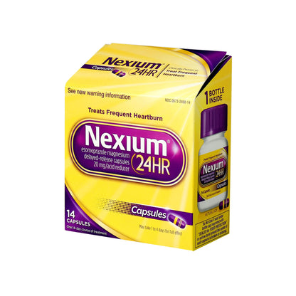 NEXIUM 24HR, CAP 22.3MG (14/BT2BT/BX)