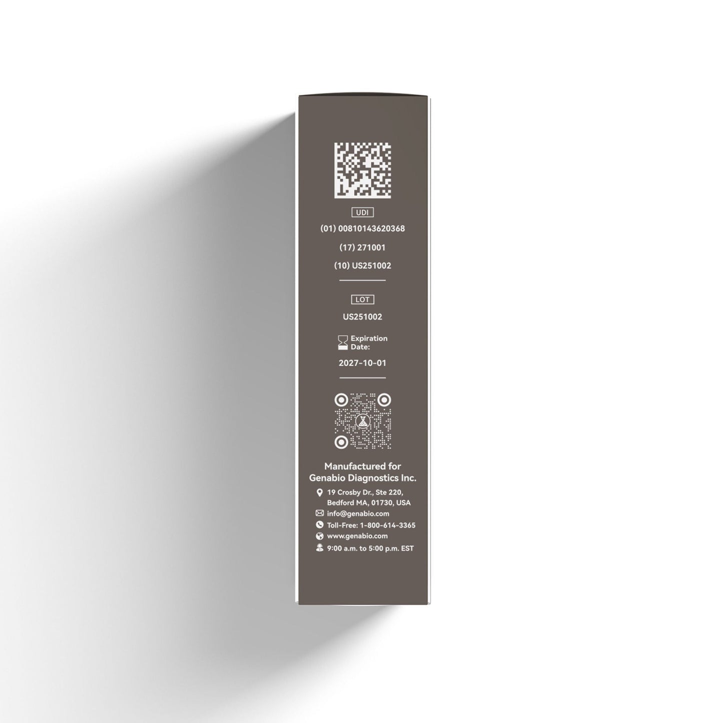 SELF-TEST KIT, COVID19/FLU A&BRAPID GENACHECK (4/KT 54KT/CS