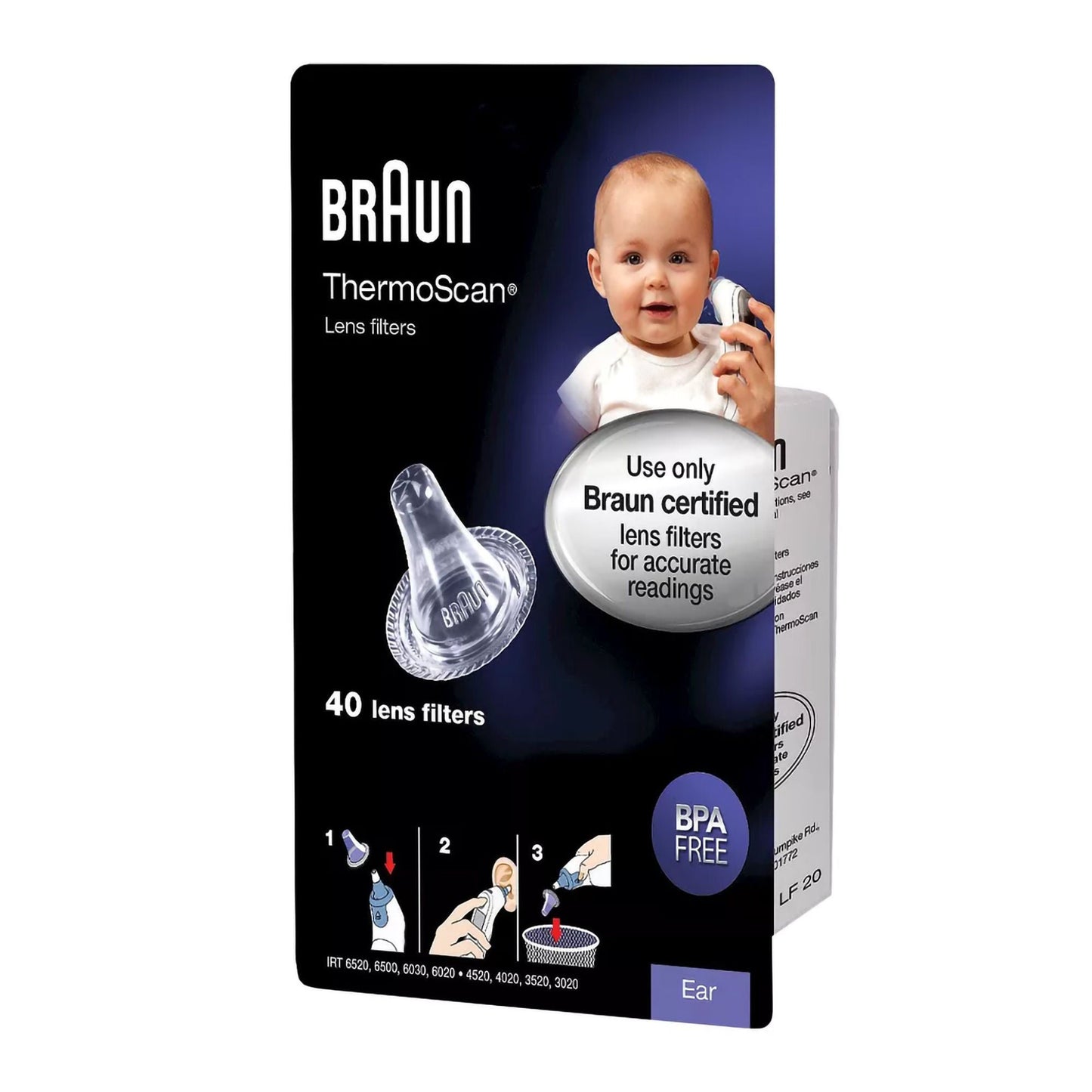 LENS FILTER, BRAUN THERMOSCAN (40/BX)