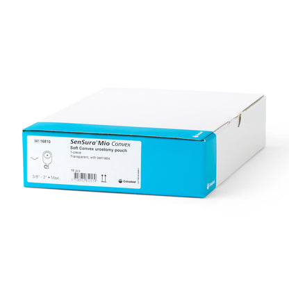 POUCH, URO CONVEX SENSURA 1PC TRANS 3/8"X2" (10/BX)