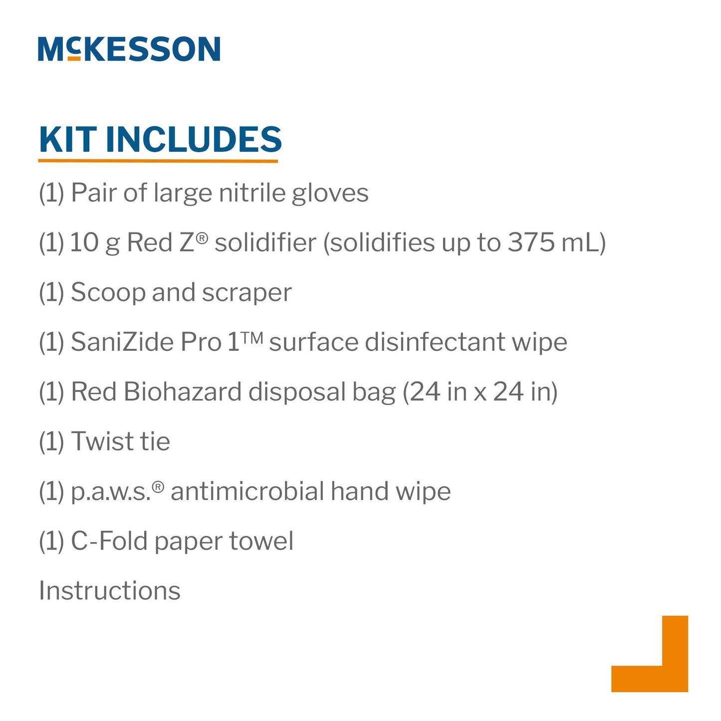 SPILL KIT, BLOODBORNE/BODY FL DELUXE OSHA (24/CS)