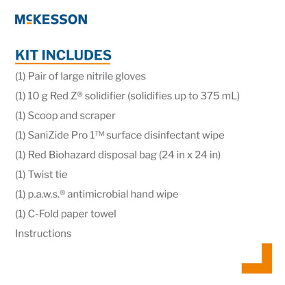SPILL KIT, BLOODBORNE/BODY FL DELUXE OSHA (24/CS)