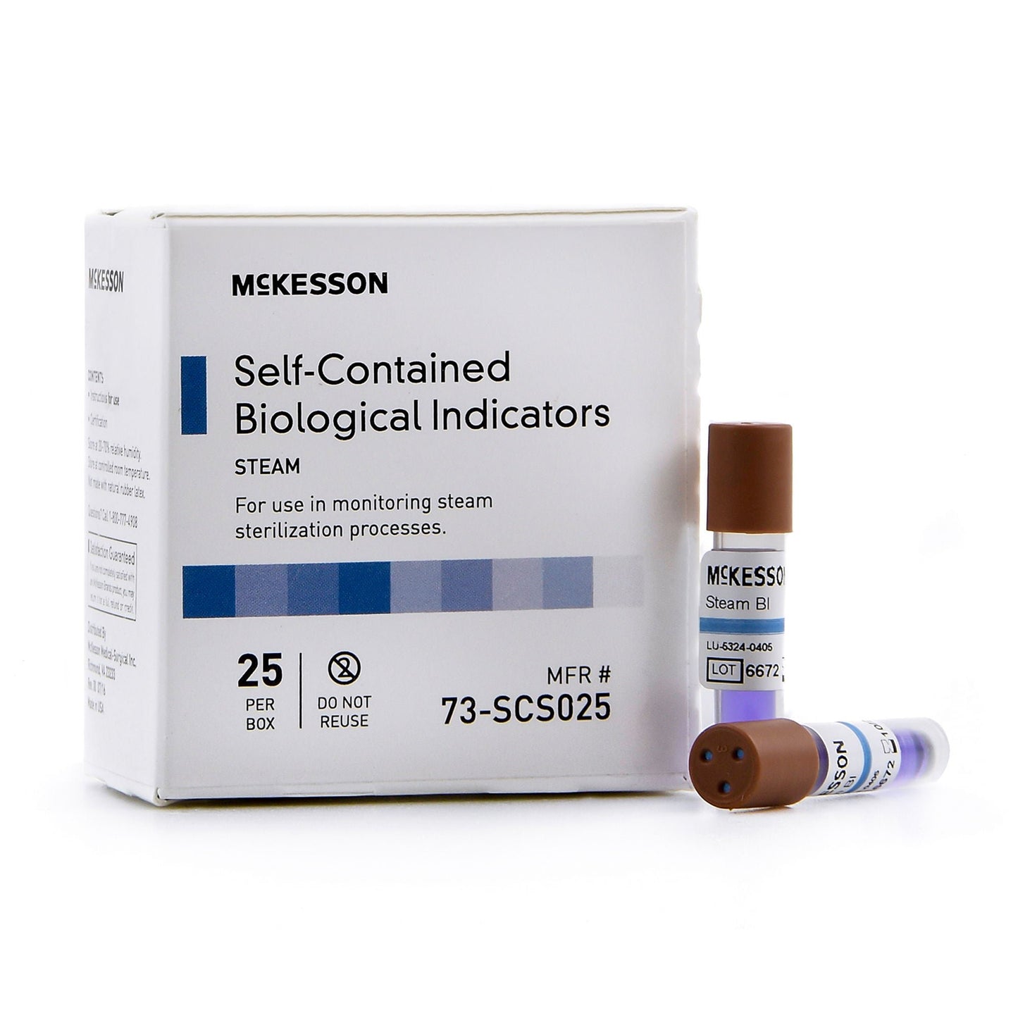 INDICATOR, BIOLOGICAL STEAM SLF-CONTAIN(25/BX 10BX