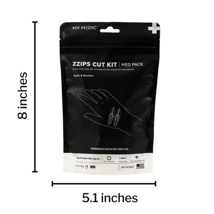 FIRST AID PACK, ZZIPS CUT ALL-IN-ONE BASIC