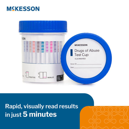 TEST KIT, DRUG SCREEN 12PANEL CUP W/BUP WAIVE (25/BX 4BX/CS)