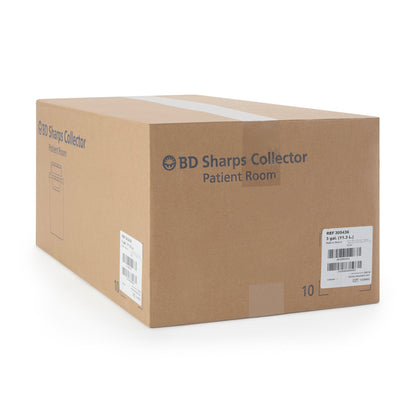 CONTAINER, SHARPS RED 3GL NESTABLE (10/CS)